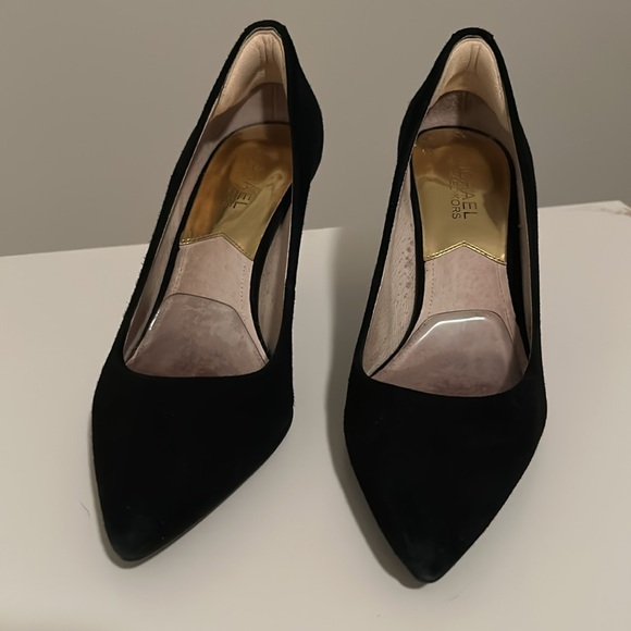 MICHAEL KORS | Black Suede Heels Pumps | 7.5 - Picture 1 of 11